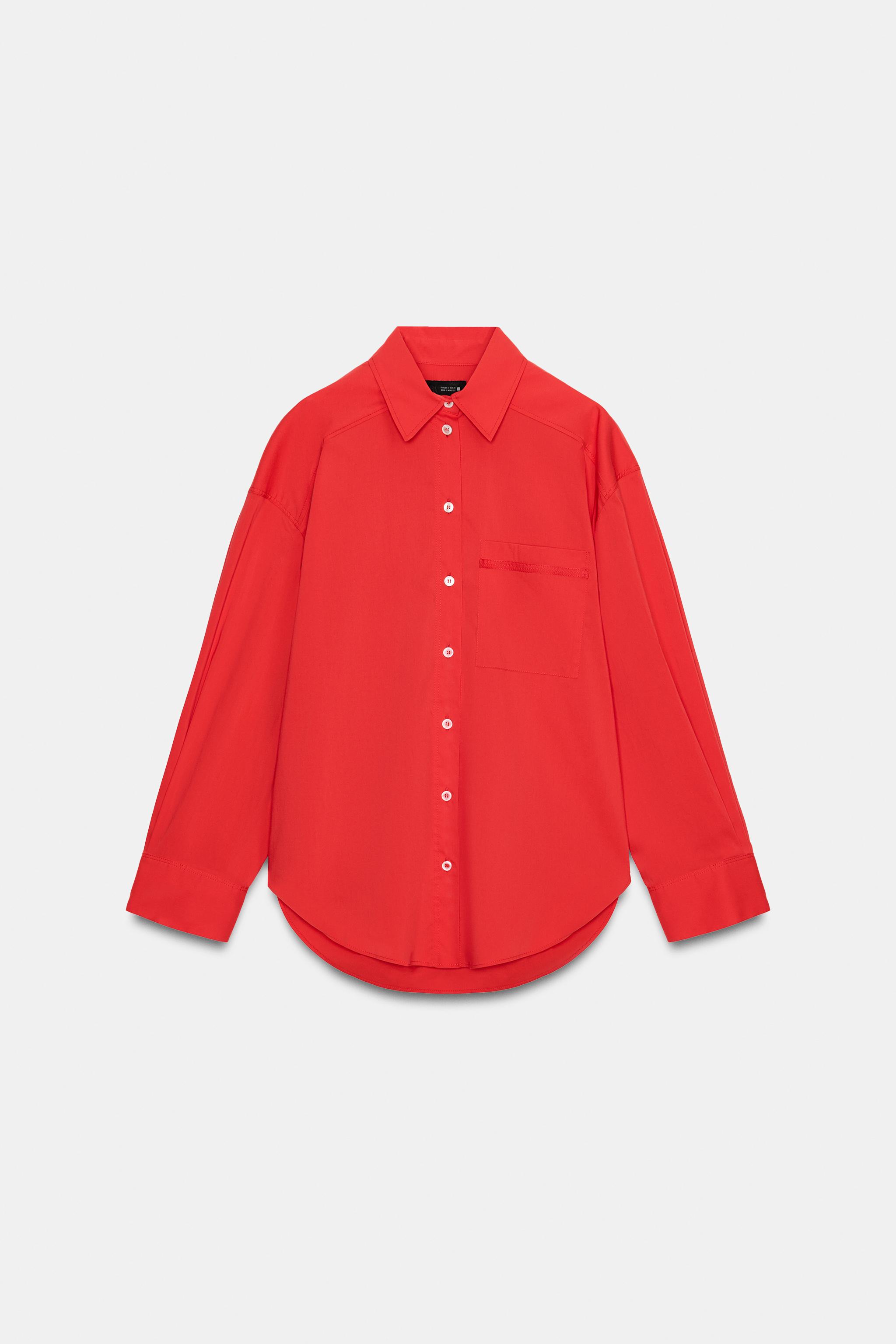 OVERSIZED POPLIN SHIRT